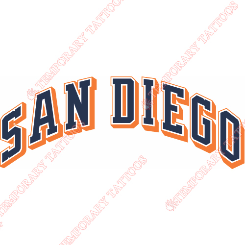 San Diego Padres Customize Temporary Tattoos Stickers NO.1867